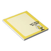 ハッピービーを心配するな |黄色ののまわりに ノートパッド (アングル)