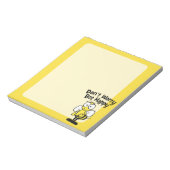 ハッピービーを心配するな |黄色ののまわりに ノートパッド (回転)