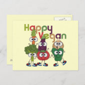 ハッピービーガン ポストカード (正面/裏面)