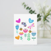 ハッピービーガーデン ポストカード (スタンド正面)