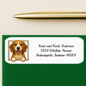 ハッピービーグル差出人住所 ラベル