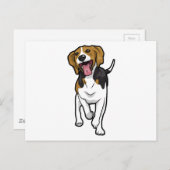 ハッピービーグル ポストカード (正面/裏面)