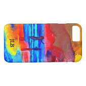 ハッピービーチダンサーの原色 Case-Mate iPhoneケース (裏面(横))