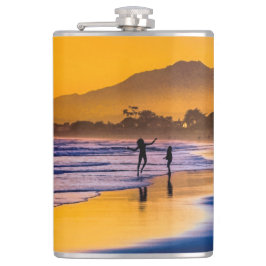 ハッピービーチダンサーアットサンセット フラスク