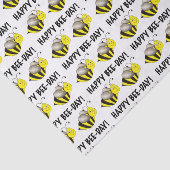 ハッピービーデイイエロー（昆虫）マルハナバチ誕生日デイバグ 薄葉紙 (詳細)