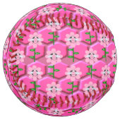 ハッピービーデイガールピンク誕生日（昆虫）マルハナバチ ソフトボール (正面左)