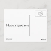 ハッピービーデイグランドパセレンゲティプレインズハガキ ポストカード (裏面)