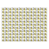 ハッピービーデイバイデーバースデーパーティー(昆虫)マルハナバチプリント テーブルクロス (正面(横))