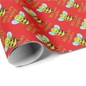 ハッピービーデイラッピング紙 ラッピングペーパー (ロールコーナー)