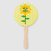 ハッピービーデイ誕生日(昆虫)マルハナバチカスタム ハンドファン (正面)