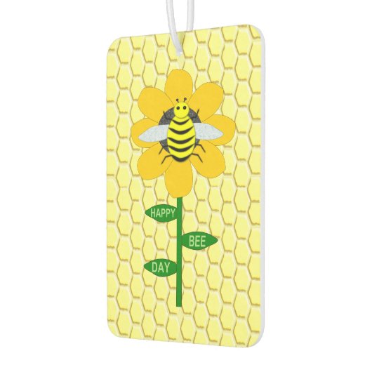 ハッピービーデイ誕生日（昆虫）マルハナバチ カーエアーフレッシュナー (左)