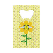 ハッピービーデイ誕生日(昆虫)マルハナバチ クレジットカード栓抜き (裏面)