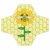 ハッピービーデイ誕生日(昆虫)マルハナバチ サッカーボール (フラット)