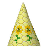 ハッピービーデイ誕生日(昆虫)マルハナバチ パーティーハット (右)