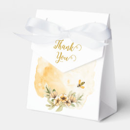 ハッピービーデー水彩誕生日パーティーギフトと フェイバーボックス