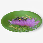 ハッピービーデー ペーパープレート (アングル)