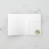 ハッピービーファミリーインピンクサンキューカード サンキューカード (内部)