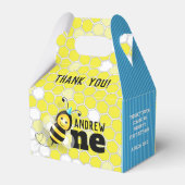 ハッピービーファースト誕生日ゲーブルボックス フェイバーボックス (裏面サイド)