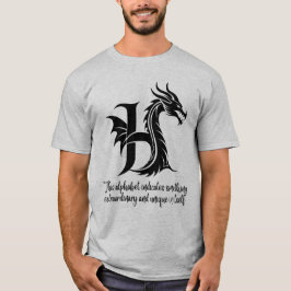 ハッピービーブ用Hアルファベットパーソナライズされた誕生日 Tシャツ