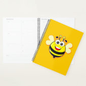 ハッピービーマンガかわいい黒と黄色のスケッチ プランナー手帳 (ディスプレー)