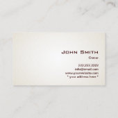 ハッピービールタイムパブビジネスカード 名刺 (裏面)