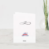 ハッピービールデイ誕生日グリーティングカード カード (裏面)