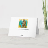 ハッピービールデイ誕生日プンビッグフット カード (裏面)