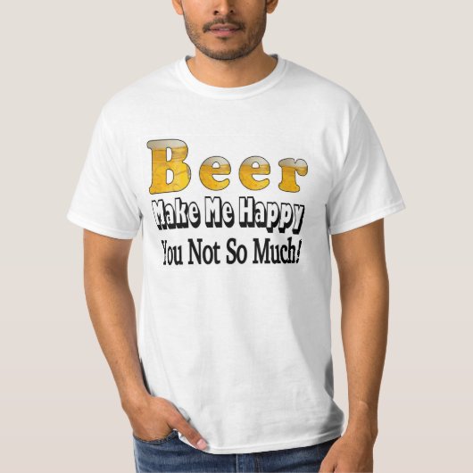 ハッピービールTシャツ Tシャツ (正面)