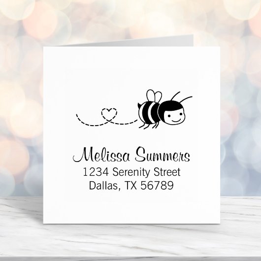 ハッピービー大騒ぎのまわりに演説 セルフインキングスタンプ