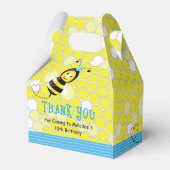 ハッピービー誕生日ゲーブルボックス フェイバーボックス (裏面サイド)