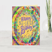 ハッピービー関連誕生日フローラ カード (正面)