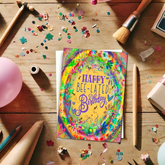 ハッピービー関連誕生日フローラ カード