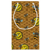 ハッピービー！キュートハニービー抱き枕 スモールペーパーバッグ (裏面)