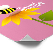 ハッピービー/子供部屋デコール ポスター (角)