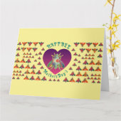 ハッピービー 母の日 カード (黄色い花)