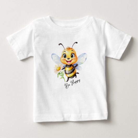 ハッピービーTシャツ ベビーTシャツ (正面)