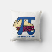 ハッピーピアデイおもしろいスイーツさくらんぼパイ クッション (正面)