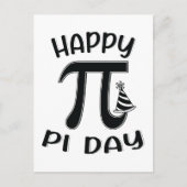 ハッピーピアデイ国立誕生日算数ギーク記号 シーズンポストカード (正面)
