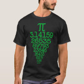 ハッピーピアデイ数学ギークギフトサイエンス Tシャツ (正面)