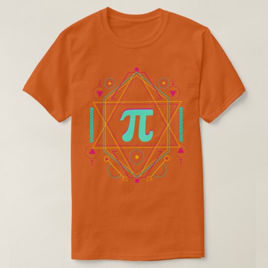 ハッピーピアデイ誕生日算数先生 Tシャツ (デザイン正面)