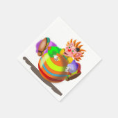 ハッピーピエロナプキンス スタンダードカクテルナプキン (角)