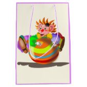 ハッピーピエロ抱き枕 ミディアムペーパーバッグ (正面)