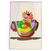 ハッピーピエロ抱き枕 ミディアムペーパーバッグ (裏面)