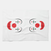 ハッピーピエロ顔 キッチンタオル (横)