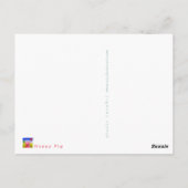 ハッピーピグハッピーバースデー ポストカード (裏面)