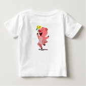 ハッピーピグベビーTシャツ ベビーTシャツ (裏面)