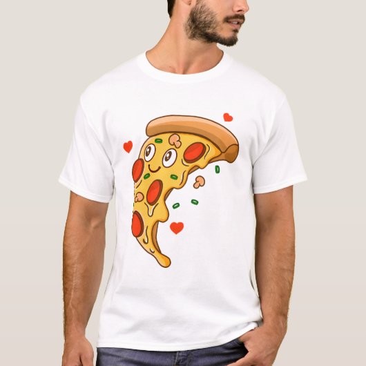 ハッピーピザ Tシャツ (正面)
