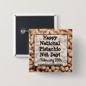 ハッピーピスタチオのナッツデイ2月26日ボタン 缶バッジ (正面&裏面)