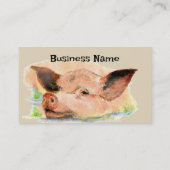 ハッピーピッグファーム動物事業カード 名刺 (裏面)