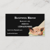 ハッピーピッグファーム動物事業カード 名刺 (正面)